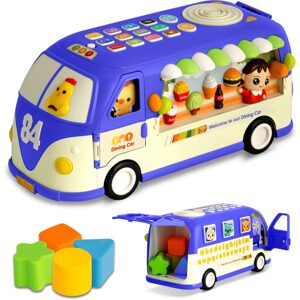 Ricokids Vzdělávací hračka Autobus RK-741 Ricokids modrý