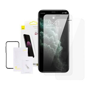 Baseus 0,3mm celoskleněná fólie z tvrzeného skla (balení 2ks) pro iPhone XR/11 6,1 palce