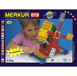 Merkur Toys Stavebnice MERKUR 019 Mlýn 10 modelů 182ks v krabici 26x18x5cm