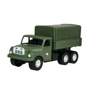 Dino Auto nákladní Tatra 148 khaki vojenská plast 30cm v krabici 35x18x13cm