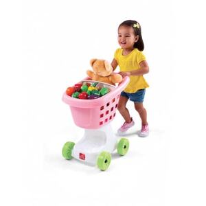 STEP2 Dětský nákupní vozík růžový