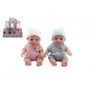 Teddies Miminko plast 16cm asst 2 barvy 6ks v boxu