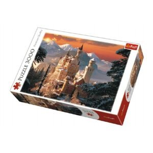 Trefl Puzzle Zimní zámek Neuschwanstein 3000 dílků 116x85cm v krabici 40x27x9cm