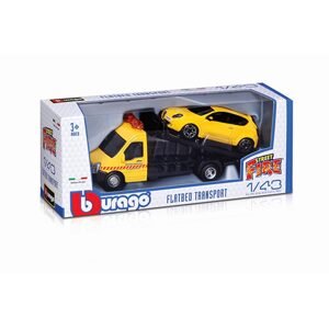 Bburago 1:43 STREET FIRE FLATBED ASSORT