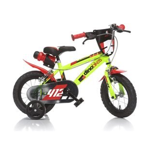 DINO Bikes Dino sportovní kolo 12" svítivě žluté