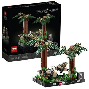 Lego Honička spídrů na planetě Endor™ – diorama