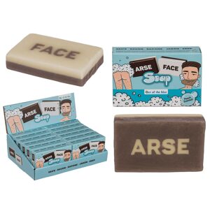 Mýdlo, Arse-Face, cca 150 g, s vůní broskve, v dárkové krabici.