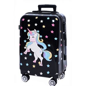 bHome Dětský cestovní kufr Unicorn s hvězdami 45l