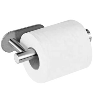 Praktický držák na toaletní papír stříbrný - samolepící