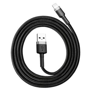 Baseus Cafule USB Lightning kabel 2,4A 1m (šedo-černý)