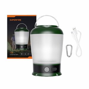 Superfire Kempingová lampa Superfire T31, 320lm, USB