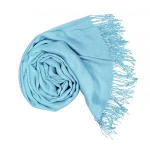 ALUM Dámská modrá pashmina P43 / Dámská modrá šála