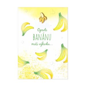 Albi Přání s broží - Banán