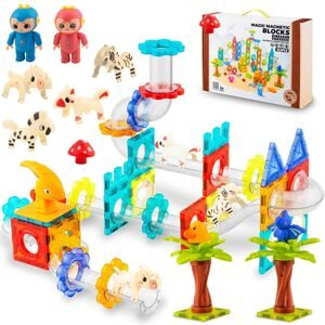 Ricokids Magnetické bloky Dinosauři se sklíčkem RK-764 Ricokids