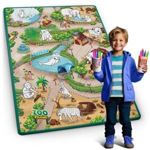 Ricokids Válcovaná pěnová omalovánka 120 x 90 x 0,3 cm Ricokids RK-344