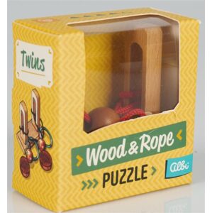 Albi Wood & Rope puzzle - Twins