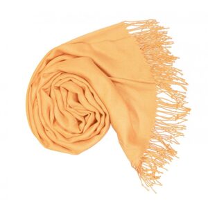 ALUM Dámská světle oranžová pashmina P31 / Dámská světle oranžová šála