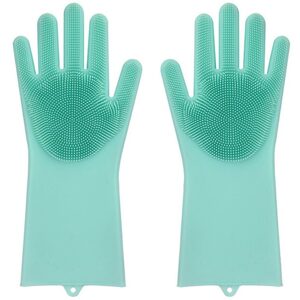 Verk Group Silikonové kuchyňské rukavice s drážkami, mix barev, 29cm x 12cm