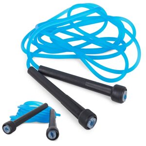 Verk Group Fitness skákací lano Crossfit s nastavitelnou délkou, modré