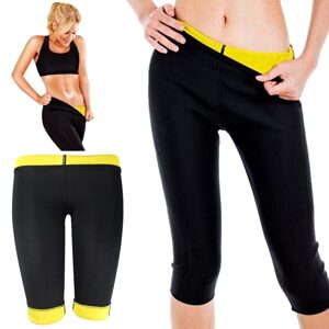 Verk Group Neoprenové fitness kalhoty pro hubnutí, černé, M