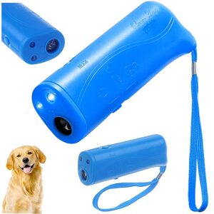 Verk Group Elektronický ultrazvukový výcvikový přístroj pro psy s LED svítilnou, modrý