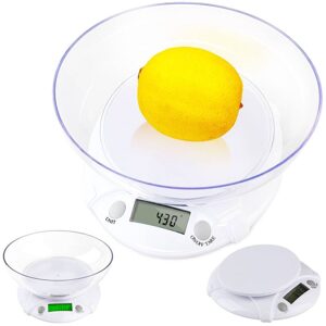 Verk Group Elektronická kuchyňská váha s osvětlením a mísou 7 kg