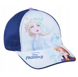 DISNEY Dětská kšiltovka, Frozen II - modrá, obvod 53 cm