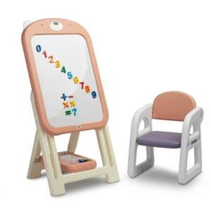 Toyz Dětská magnetická tabule se stolečkem TOYZ TED - růžová