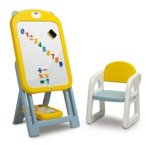 Toyz Dětská magnetická tabule se stolečkem TOYZ TED - žlutá