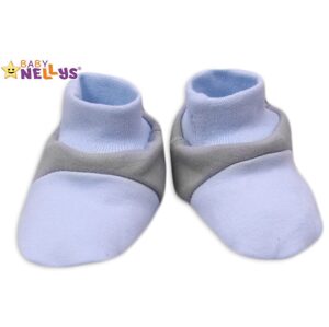 Baby Nellys Botičky/ponožtičky Baby Nellys ® - Balónek v modré
