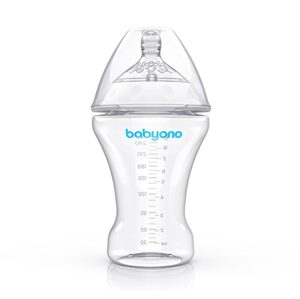 BabyOno Antikoliková láhev, lahvička pro miminko Natural - 260 ml, BabyOno