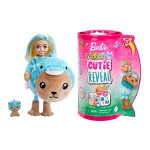 Barbie Cutie reveal Chelsea v kostýmu - Medvídek v kostýmu HRK30