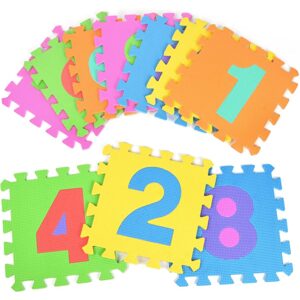 Pěnové puzzle s čísly 10kusů