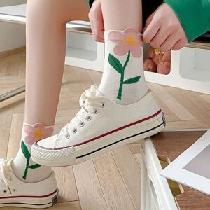 Ponožky s květy