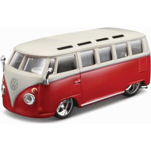 Bburago 2020 Bburago 1:32 Plus Wolkswagen Van Samba Red