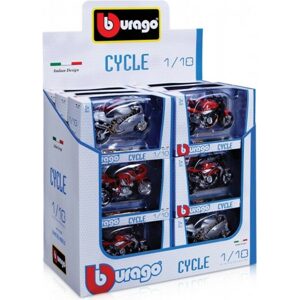 Bburago 2020 Bburago ASST 1:18 Motorcycle (2 x 18 DISPLAY) 36ks