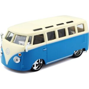 Bburago 2020 Bburago 1:32 Plus Volkswagen Van Samba Blue / White