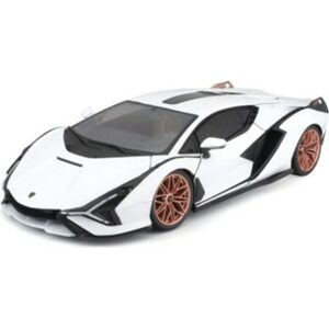 Bburago 2020 Bburago 1:18 TOP Lamborghini Sián FKP 37 White/Black