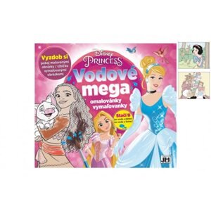 Jiri Models Vodové mega omalovánky Maluj vodou! Disney Princezny 33x29cm