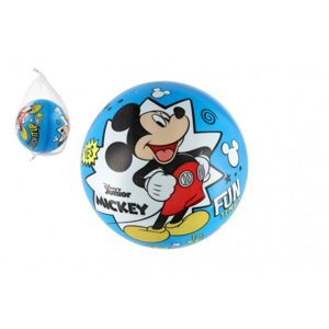 Teddies Míč Mickey Mouse nafouknutý 23cm v síťce