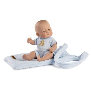 Guca 947 NEW BORN CHLAPEČEK - realistická panenka miminko s celovinylovým tělem - 25 cm