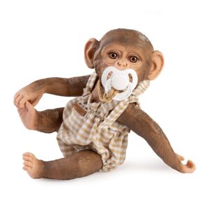 Guca 991 REBORN OPIČKA - realistická opička miminko s celovinylovým tělem - 32 cm