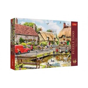 Trefl Puzzle Premium Plus - Čajový čas: Léto ve městě 1000 dílků 68,3x48cm v krabici 40x27x6cm