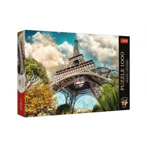 Trefl Puzzle Premium Plus - Photo Odyssey:Eiffelova věž v Paříži, Francie 1000dílků 68,3x48cm v krab 40x27