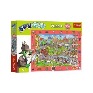 Trefl Puzzle Spy Guy - Město 18,9x13,4cm 100 dílků v krabici 33x23x6cm
