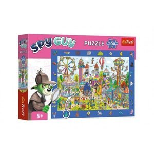 Trefl Puzzle Spy Guy - Zábavní park 18,9x13,4cm 100 dílků v krabici 33x23x6cm