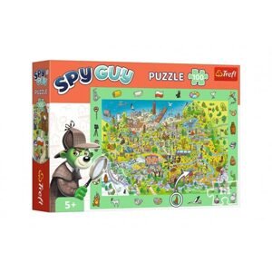 Trefl Puzzle Spy Guy - Polsko 18,9x13,4cm 100 dílků v krabici 33x23x6cm