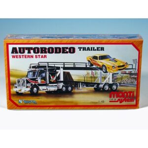 Vista Stavebnice Monti 39 Autorodeo trailer Western star 1:48 v krabici 32x20x7,5cm