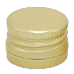 Zavařovací sklo Hliníkové víčko na lahev ZLATÉ 24 mm s pojistným kroužkem Počet kusů v balení: 1