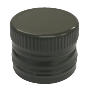 Zavařovací sklo Hliníkové víčko na lahev ČERNÉ 28 mm s pojistným kroužkem Počet kusů v balení: 1